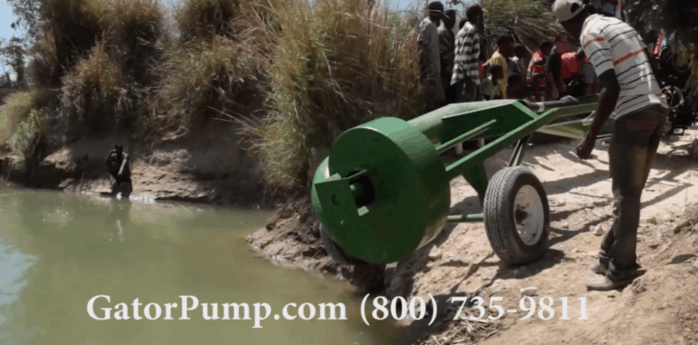 Introducing the GATOR PUMP lightweight portable Cart Pump
