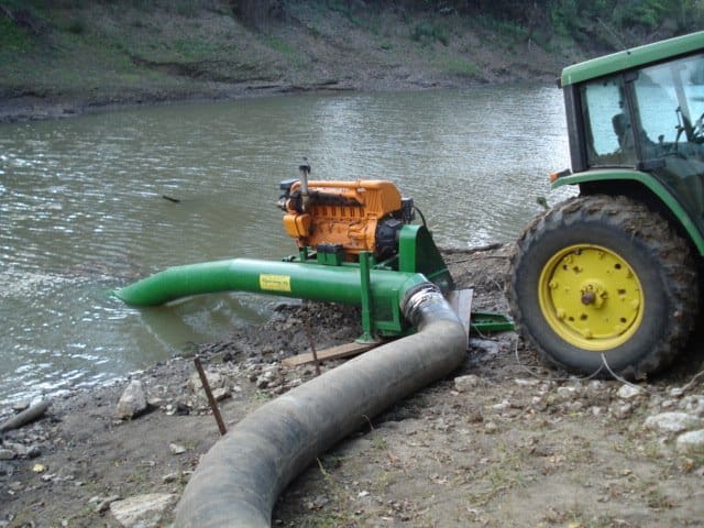 Pumping Water From a Lake for Irrigation Pumping Water From a Lake for Irrigation